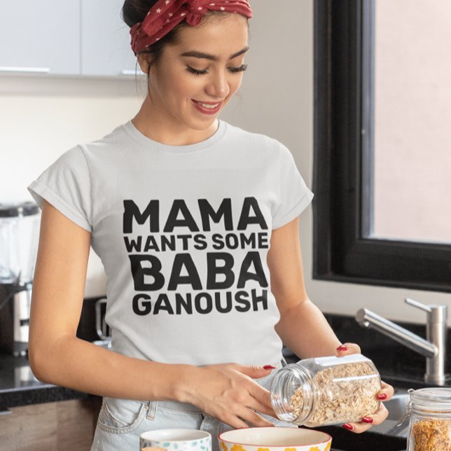 Regata BABA GANOUSH HUMMUS MOM T-Shirts (Criador carregado)