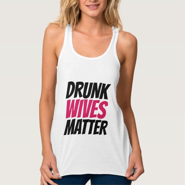 REGATA BEBADO WIVES MATTER FUNNY WIFE T-SHIRTS (Frente)