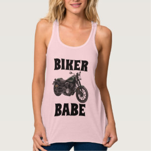 Regata BIKER BABE, Damas de T-shirts de motocicleta