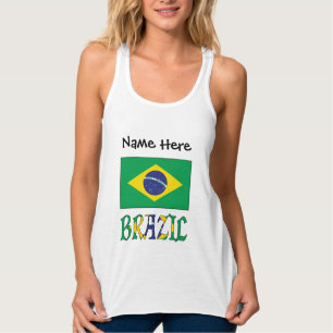 Regata Brazil and Brazilian Flag with Your Name