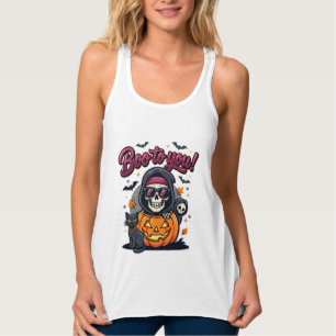 Regata Buu para Você Esqueleto de Abóbora de Halloween