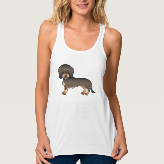 Regata Cachorro De Desenho Animado Fofo Dachshund Pelo De (Frente)