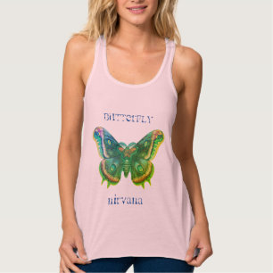 Regata Camisa-T de Nirvana, borboleta aflita