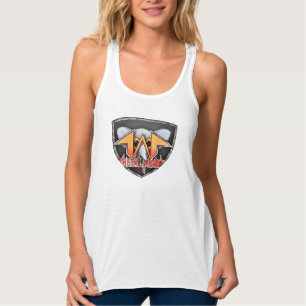 Regata Camisola de alças do Flowy Racerback das mulheres