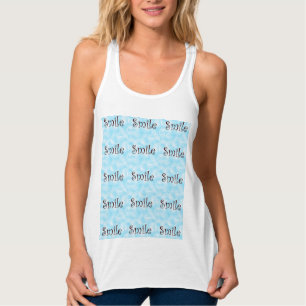 Regata camisola de alças flowy do racerback do bella das