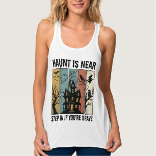 Regata Casa Assombrada Halloween Gravura Vintage Design A