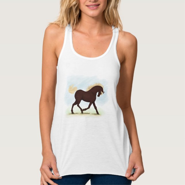 Regata Cavalo das Montanhas Rochosas Equestre (Frente)