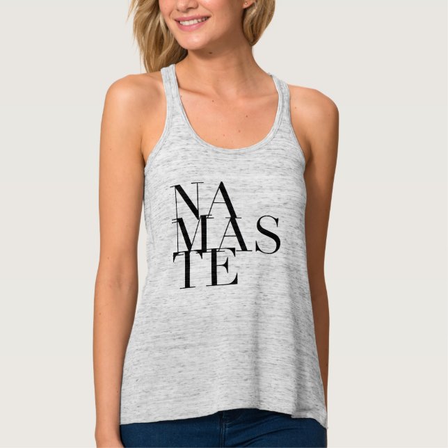 Regata Chic Namaste Yoga Muscle Tank (Frente)