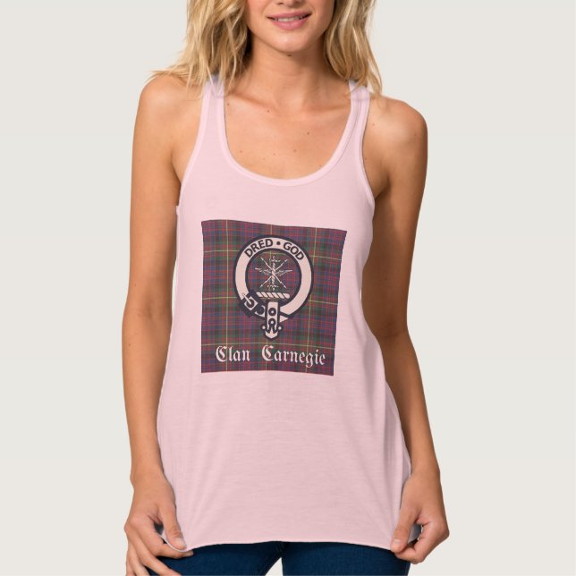 Regata Clan Carnegie Crest Tartan (Frente)