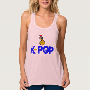 Regata Companheiro ♥ eu adoro KPop Fabuloso Tanque de cor