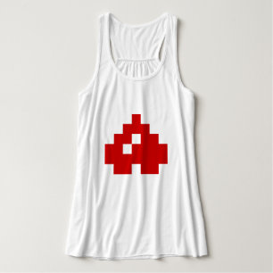 Regata Coração de Pixel de 8 Bits para Baixo