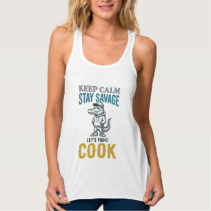 Regata Cozinhar Jacaré Selvagem Ilustração Antiga Gráfica
