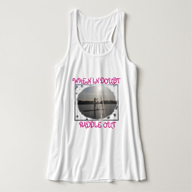 Regata Da pá tanque para fora (Frente do Design)