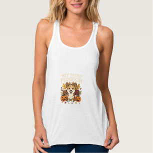 Regata Design de Abóbora Olá da Corgi no Halloween