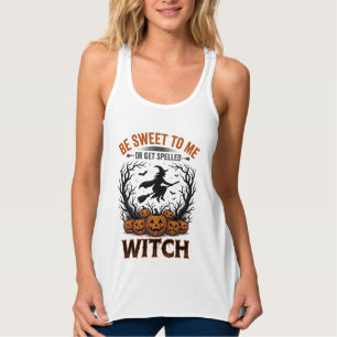 Regata Design de Bruxa de Halloween Seja Doce ou Seja Enf