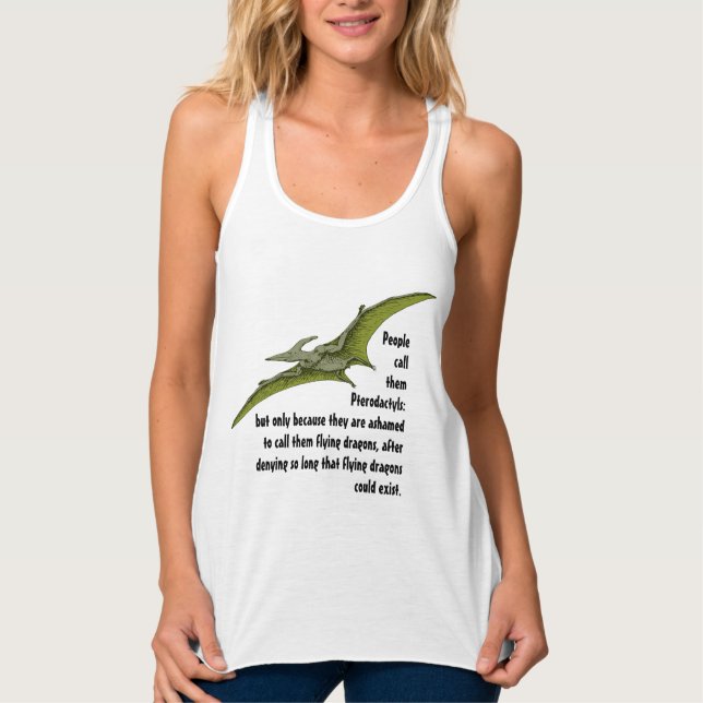 Regata Diversão do Pterodactyl Dragon Dinossaur (Frente)
