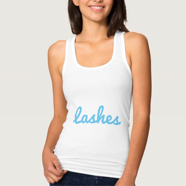 Regata Drama Lashes Tank Topo (Frente)