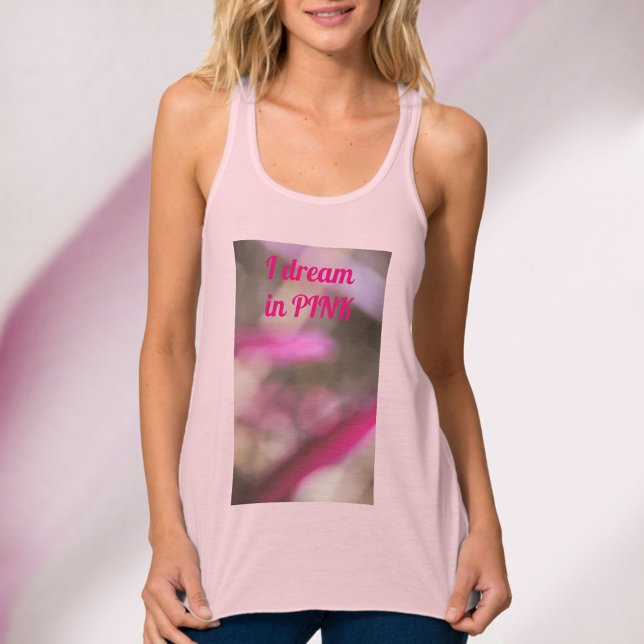 Regata Dreamy I Dream in Pink Abstrato Boho Chic (Criador carregado)