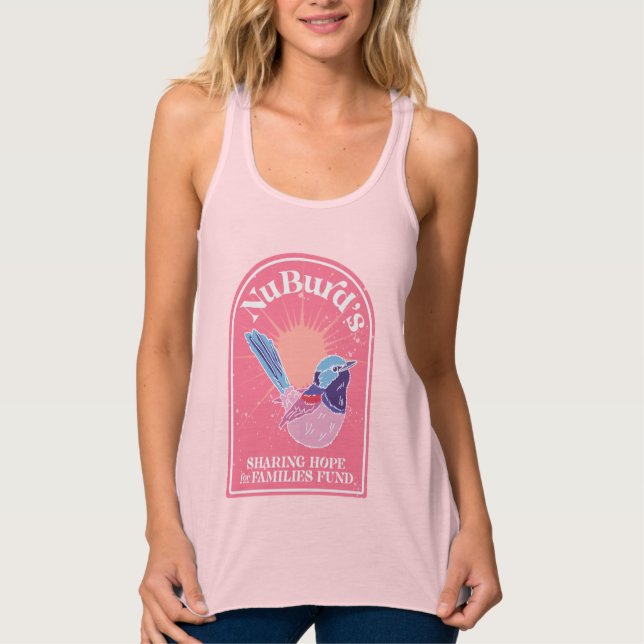 Regata Equipe NuBurd Womens Tank - Rosa (Frente)