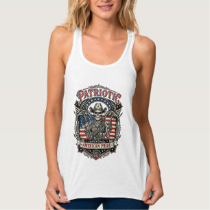 Regata Esqueleto Patriota Cowboy Patriota Escuro Esquelet