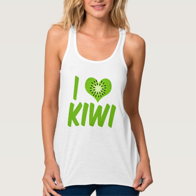 Regata Eu adoro Fruta Kiwi (Frente)