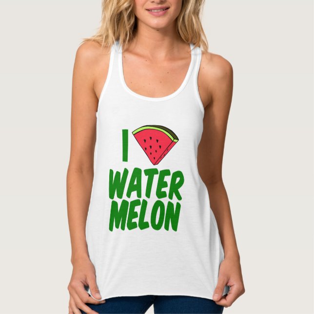 Regata Eu Amo Melancia Fofo Verão (Frente)