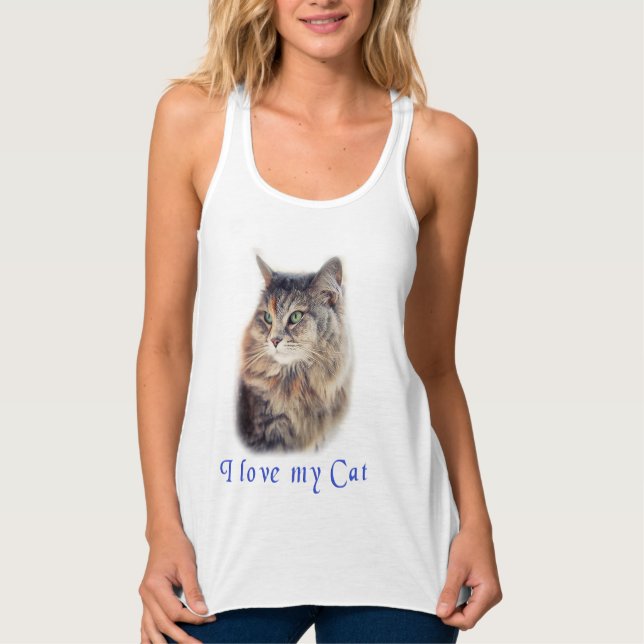 Regata Eu amo meu gato (Frente)