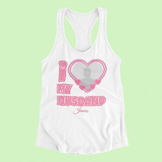 Regata Eu Amo Meu Marido Personalizado – Adicionar Foto e
