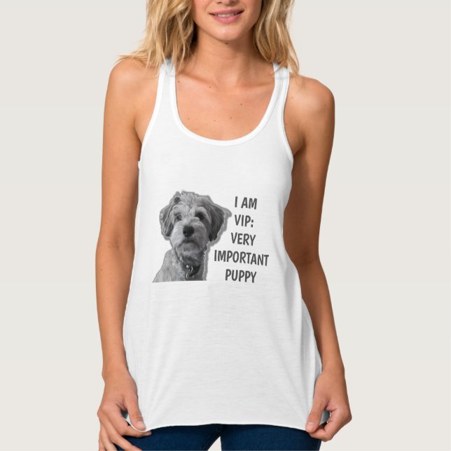 Regata Eu sou um VIP: Cachorro giro muito importante (Frente)