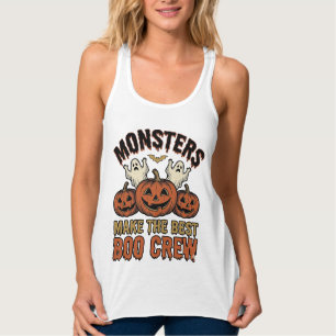 Regata Fantasma de Halloween Abóbora Gravura Vintage Cami