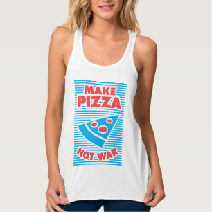 Regata Fazer Pizza Não Guerra, tipografia engraçada.