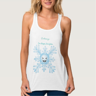 Regata Feliz Floco de Neve Emoticon Thunder_Cove 