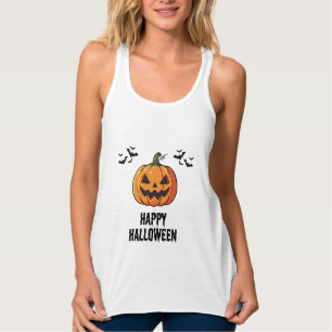 Regata Feliz Halloween Abóbora Jack O Lanterna Assustador