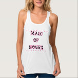 Regata Festa de solteira da madrinha de casamento Disco C<br><div class="desc">Comemore em estilo com este topo gráfico que é perfeito para festas de solteira temidas de vaqueira discográfica. Ele apresenta as palavras MADRINHA DE CASAMENTO soletradas em letras estampadas de preto e branco,  com sotaques de estrelas cor-de-rosa.</div>