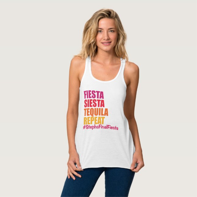 Regata Final Fiesta Meixco Bachelorette Tank (Frente Completa)