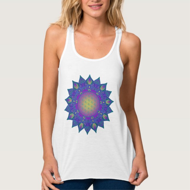 Regata Flor Da Vida - Índia Mandala 3 (Frente)