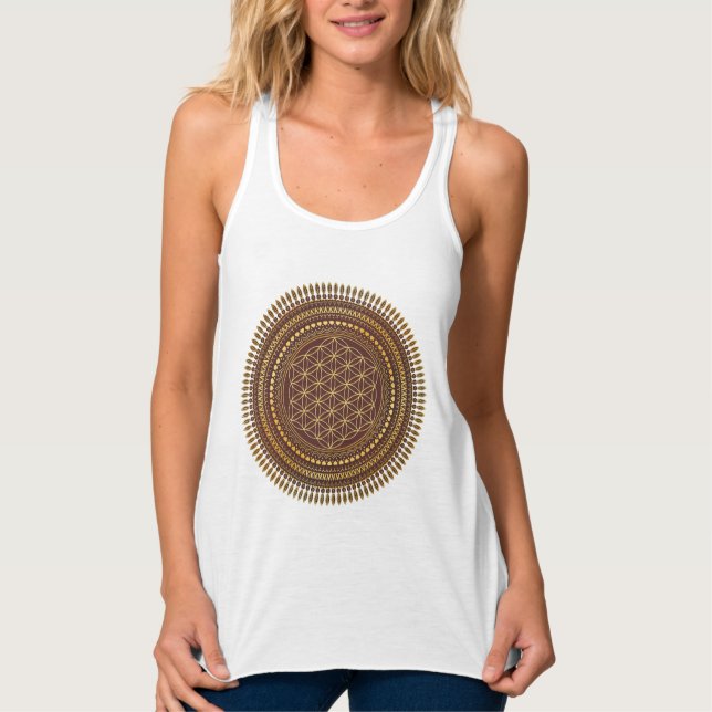 Regata Flor Da Vida - Indígenas Mandala 3 (Frente)
