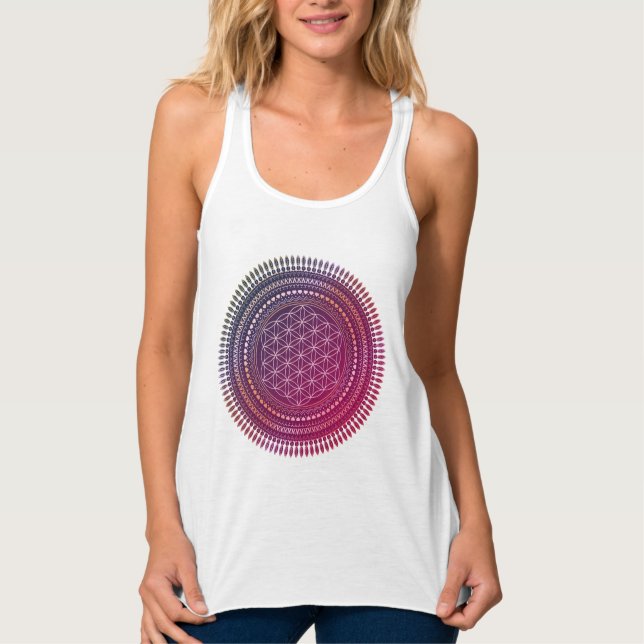 Regata Flor Da Vida - Indígenas Mandala 3a (Frente)