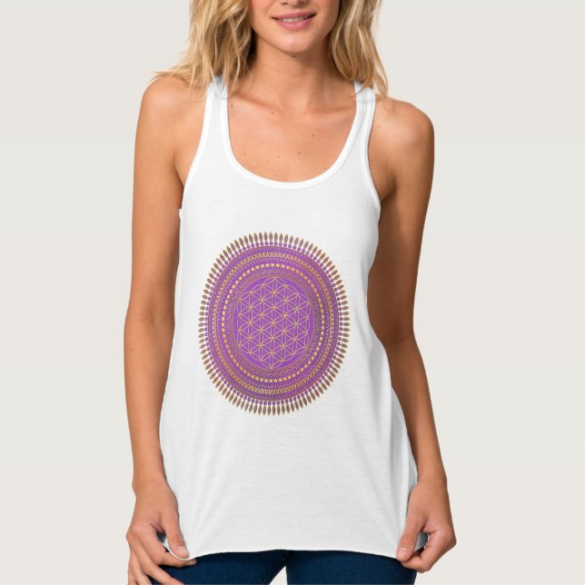 Regata Flor Da Vida - Indígenas Mandala 4 (Frente)
