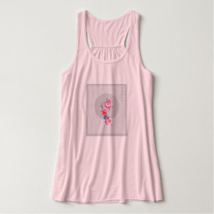 Regata Flores botânicas cor-de-rosa