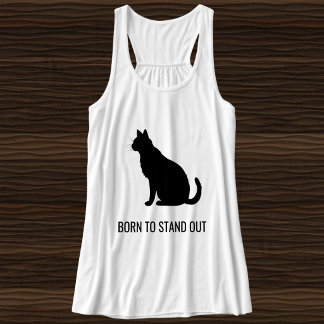 Regata Foto Personalizada de Gato Preto e Branco Mãe Famí