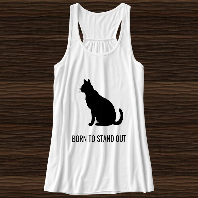 Regata Foto Personalizada de Gato Preto e Branco Mãe Famí (Criador carregado)
