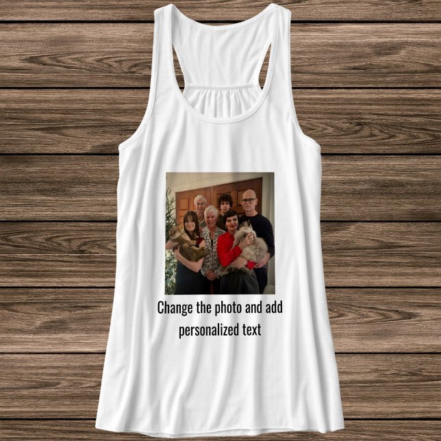 Regata Foto Personalizada de Gato Preto e Branco Mãe Famí (Criador carregado)