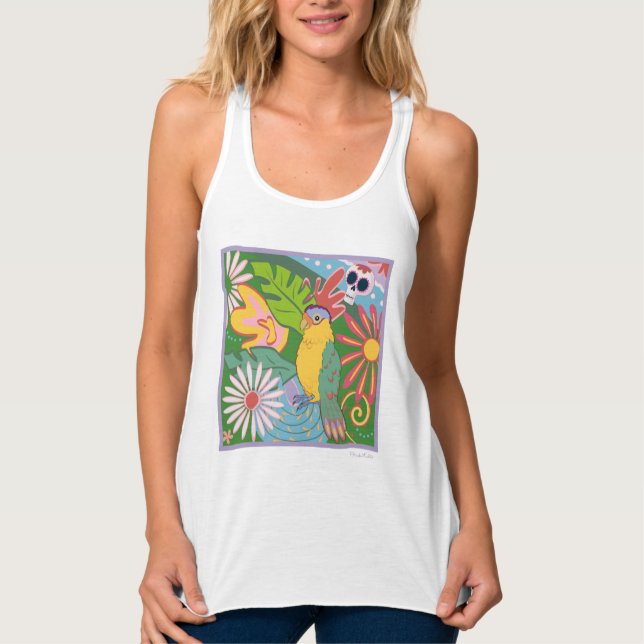 Regata Frida Kahlo Parrot Graphic (Frente)