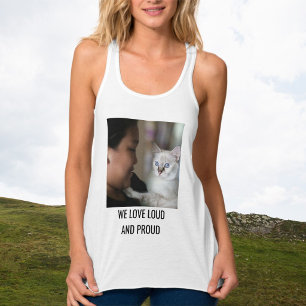 Regata Gato Personalizado Mãe da Família Pet Fofura Foto 