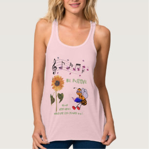 Regata Girassóis Rosa Abelhas Positivas