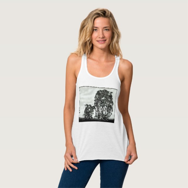 Regata Grandes Modelos de Gatos: Leopardo-da-Neve Magnifi (Frente Completa)