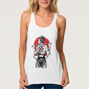 Regata Guerreira Samurai Feminina – Tatuagem de Rosa do D