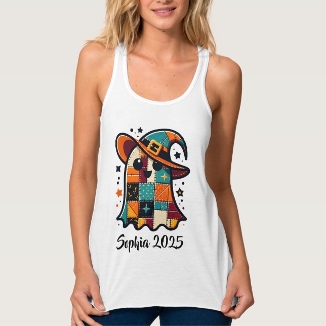 Regata Halloween do Fantasma de Correção de Cuecas Person (Frente)