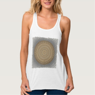 Regata HAMbyWG - Círculo Boho das Mulheres - Beige no Tan